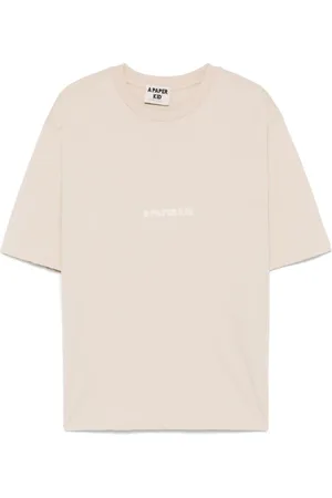 A PAPER KID Playera con logo estampado