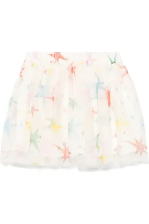 Stella McCartney Falda con estrellas estampadas