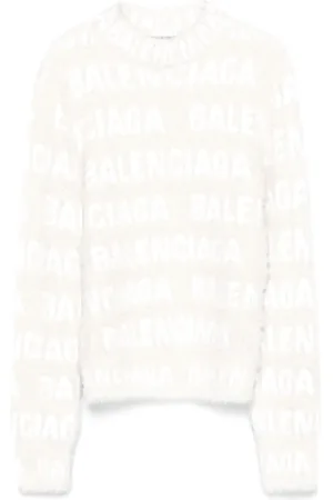 Balenciaga Suéter con logo en jacquard