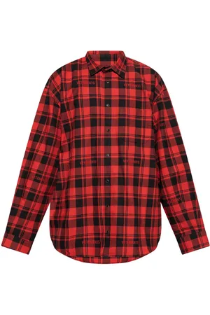 Vetements Camisa con motivo de cuadros