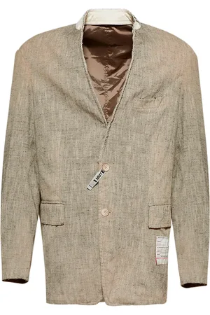 Maison Mihara Yasuhiro Blazer de tweed Slub