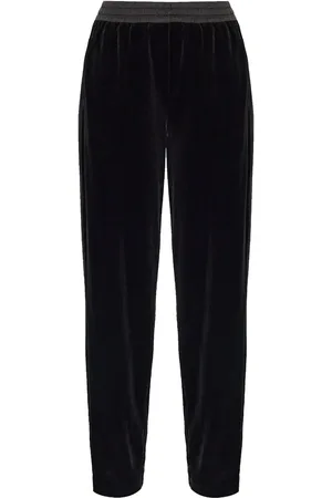 Emporio Armani Pants deportivos de terciopelo