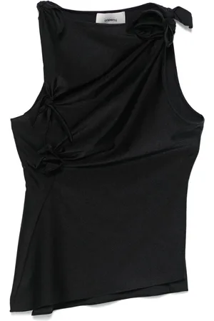 COPERNI Top asimétrico con motivo floral