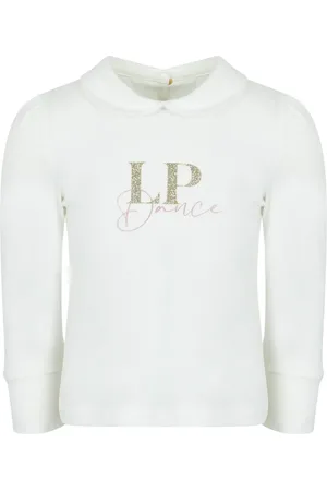 Lapin House Playera manga larga con logo estampado