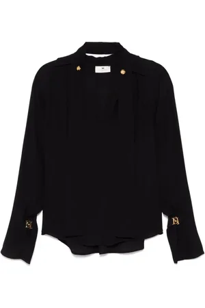Elisabetta Franchi Blusa con detalle de mascada