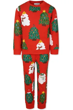 Stella McCartney Pantalones con estampado Christmas