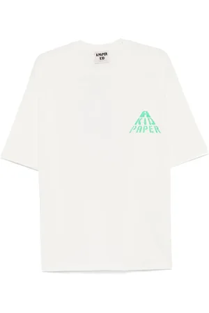 A PAPER KID Playera con logo estampado