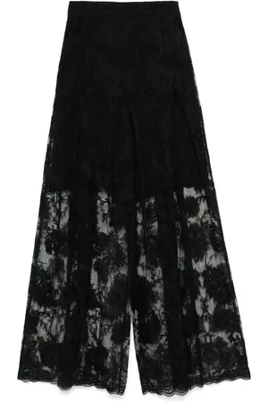ERMANNO SCERVINO Pantalones palazzo de encaje