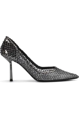 LE SILLA Zapatillas Gilda con detalles de cristal y tacón de 80mm