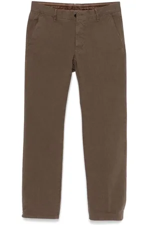 Incotex Pantalones con dobladillo vuelto