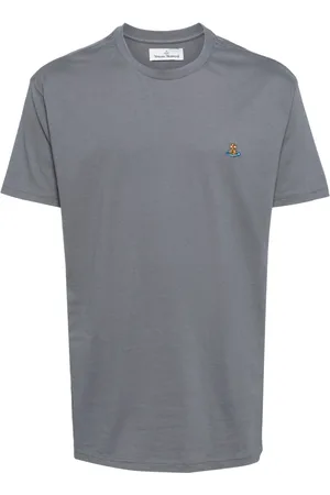 Vivienne Westwood Playera con logo bordado y cuello redondo