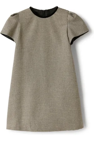 Il gufo Vestido con motivo pied de poule