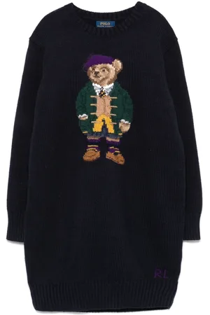 Ralph Lauren Vestido con motivo Polo Bear