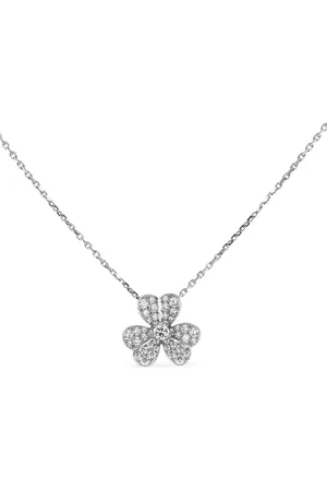 Van cleef Collar Frivole en oro blanco de 18kt con diamantes