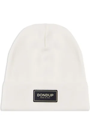 Dondup Gorro tejido con parche del logo