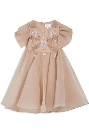Maison Ava Vestido de tul con bordado floral