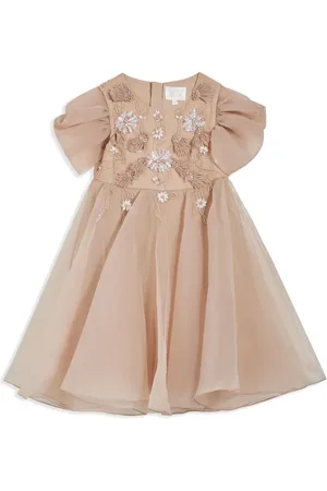Maison Ava Vestido de tul con bordado floral