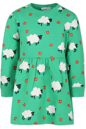 Stella McCartney Vestido con estampado gráfico