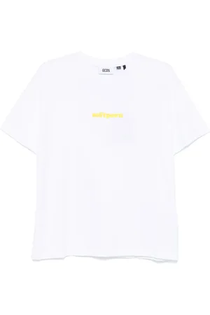 GCDS Playera con motivo bordado