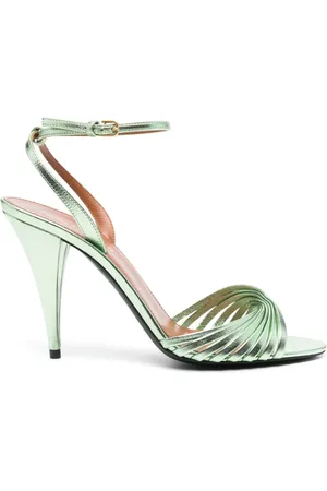 Saint Laurent Sandalias Tina con tacón 100mm