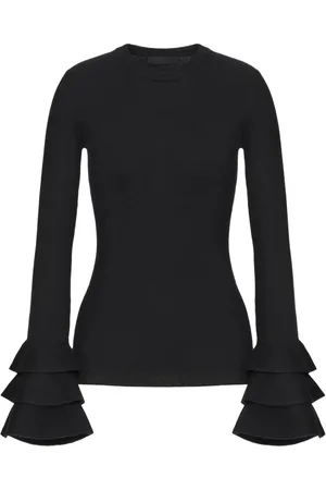 VALENTINO GARAVANI Top tejido con cuello redondo