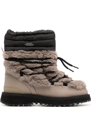 SUICOKE Botas con agujetas y logo estampado