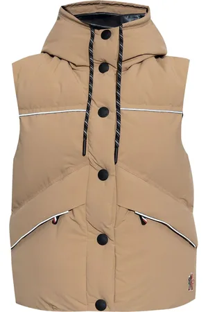Moncler Chaleco con capucha y botones