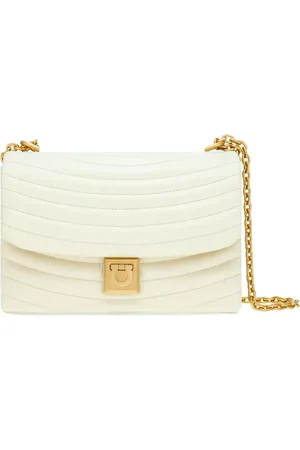 Salvatore Ferragamo Bolsa de hombro capitonada mediana