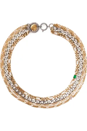In Gold We Trust Collar Logo Clasp