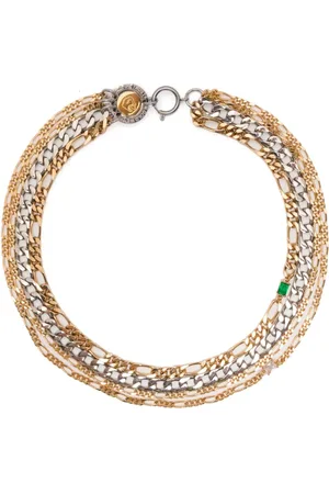 In Gold We Trust Collar Logo Clasp
