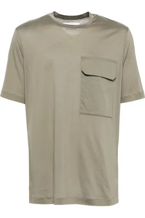 Jil Sander Playera con bolsillo de parche