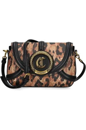 Roberto Cavalli Tote con estampado de leopardo