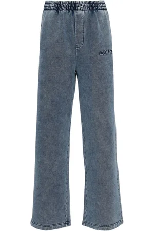 BAPY Pantalones rectos con parche del logo