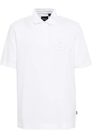 HUGO BOSS Playera tipo polo con botones ocultos