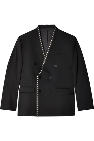 Ernest W. Baker Blazer con doble botonadura y apliques