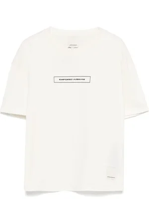 Emporio Armani Playera con logo estampado