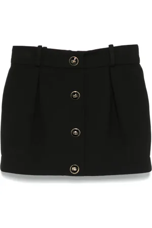 Dolce & Gabbana Falda corta con detalle plisado
