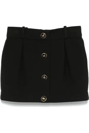 Dolce & Gabbana Falda corta con detalle plisado