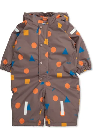 Tiny Cottons Romper con estampado geométrico