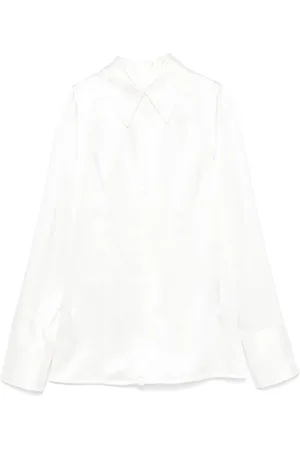 Jil Sander Camisa de satén manga larga