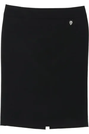 Gucci Falda de vestir con placa 2000