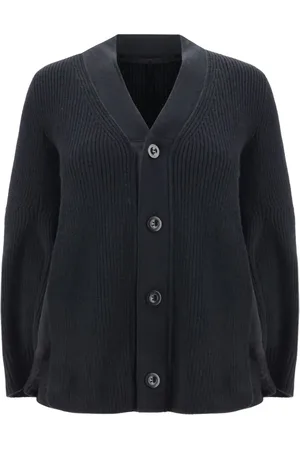 SACAI Cárdigan con logo grabado