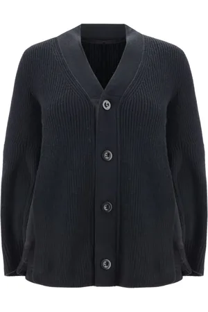 SACAI Cárdigan con logo grabado