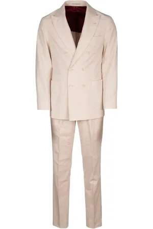 Brunello Cucinelli Traje con doble botonadura