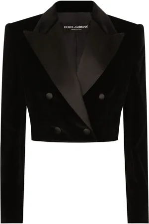 Dolce & Gabbana Blazer corto con doble botonadura