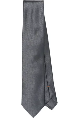 Ermenegildo Zegna Corbata de seda con monograma