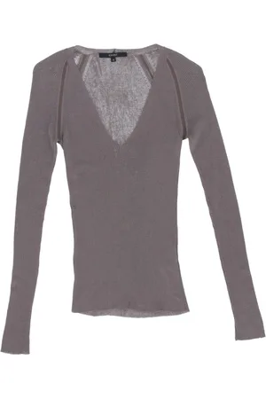 Gucci Top de seda de canalé 2010