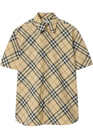 Burberry Camisa con cuadros estampados