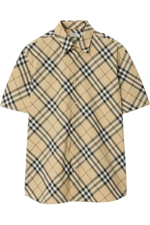 Burberry Camisa con cuadros estampados