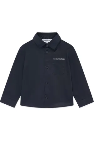Emporio Armani Camisa con logo bordado